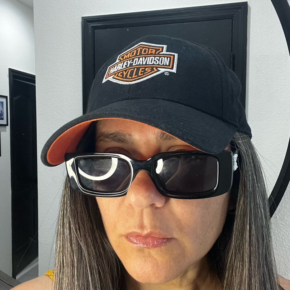 Harley-Davidson Black Cap with Orange Logo